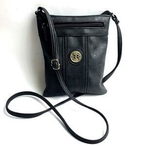 Massini Faux Leather Crossbody Bag